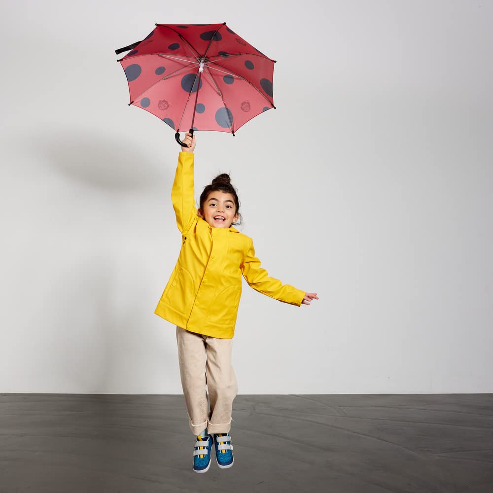 affenzahn-afz-umb-001-009-kinder-regenschirm-marienk-fer-rot-schwarz image 8