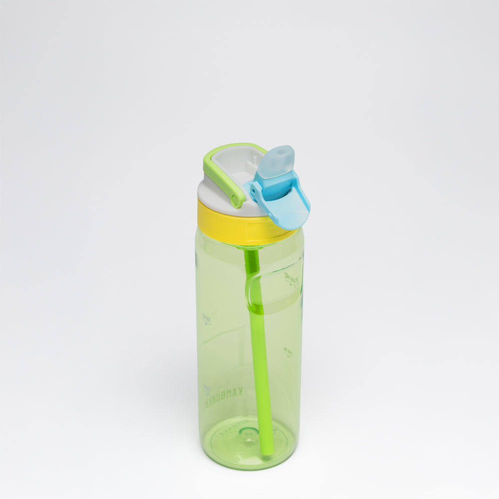 kambukka-lagoon-750-ml-trinkflasche-playful-garden-auslaufsicher-mit-strohhalm image 2