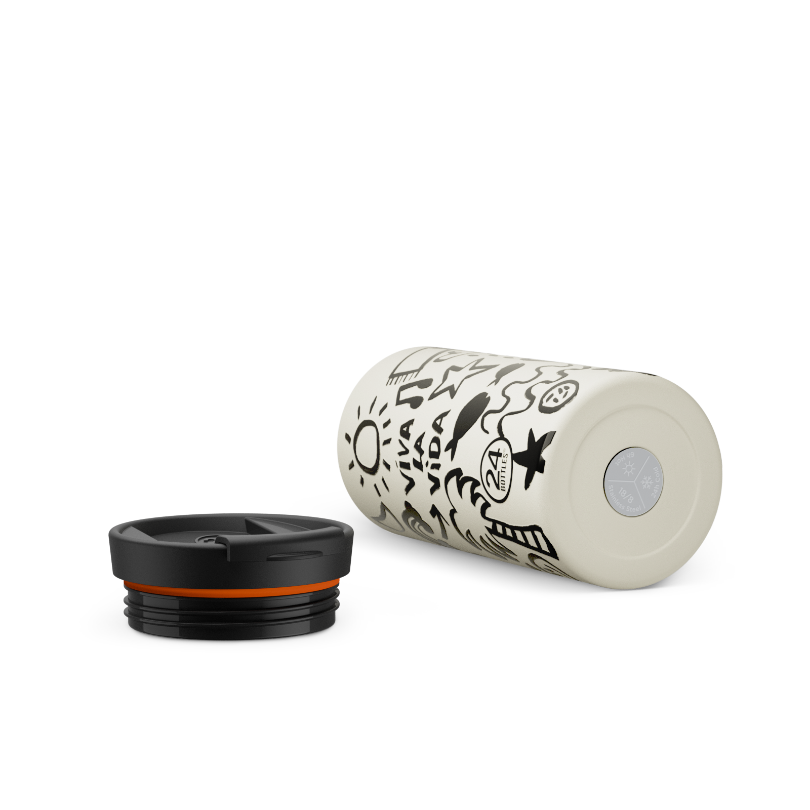 24bottles-travel-tumbler-viva-la-vida-isolierbecher-600-ml image 2
