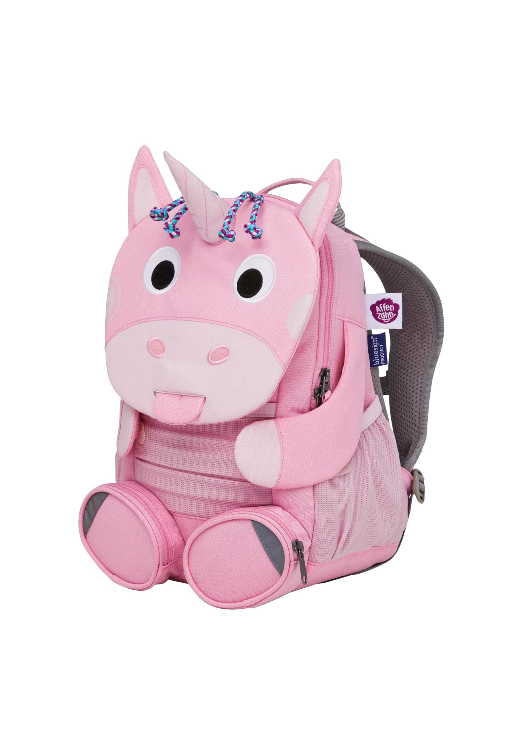 affenzahn-gro-er-freund-kindergartenrucksack-einhorn-rosa-8l image 3