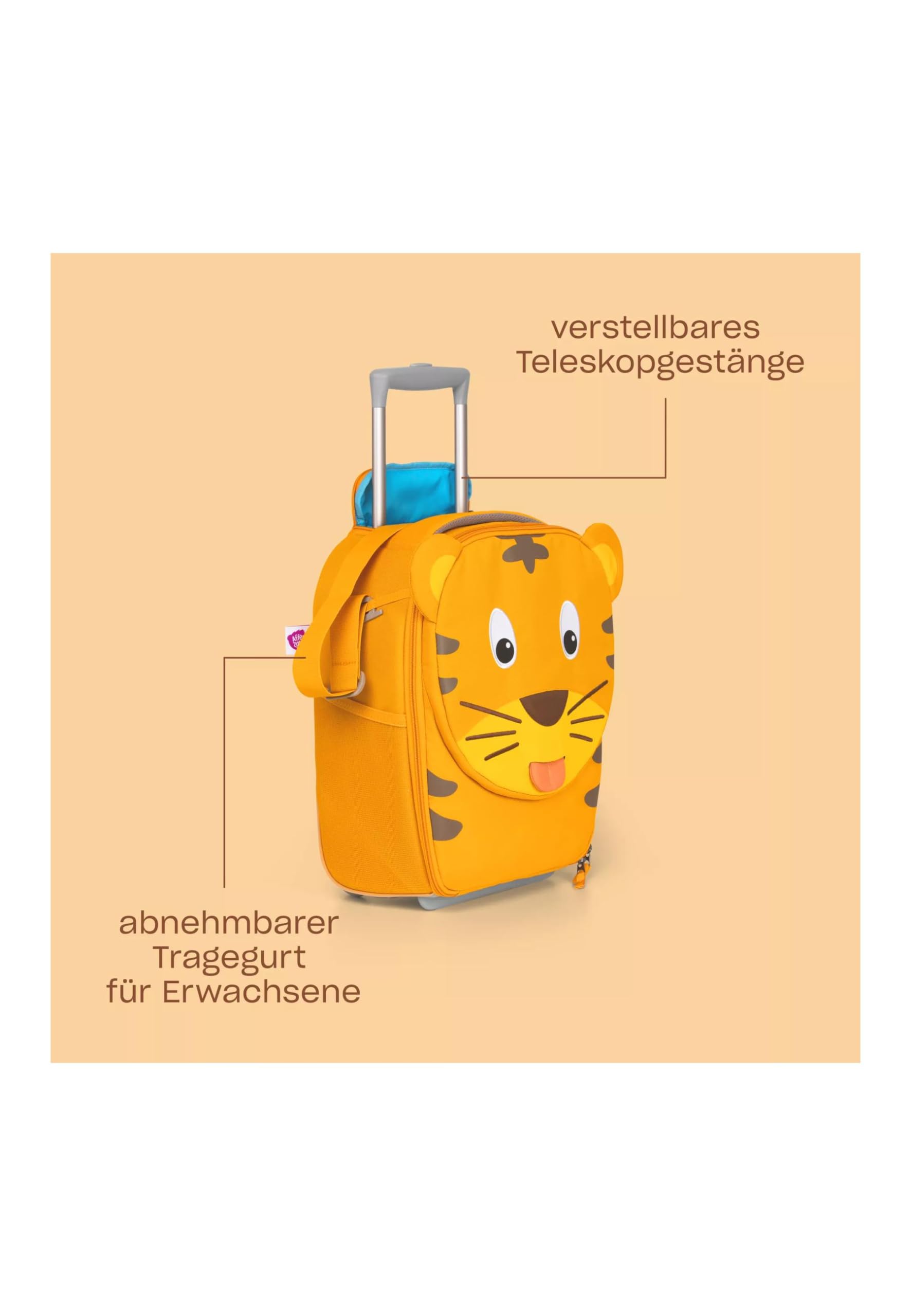 affenzahn-kinderkoffer-handgep-ck-18-l-trolley-mit-rollen image 2