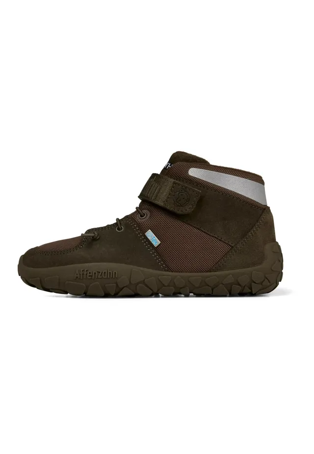 affenzahn-wintersneaker-leder-dreamer-olivgr-n-wasserdicht-gr-31-37 image 1