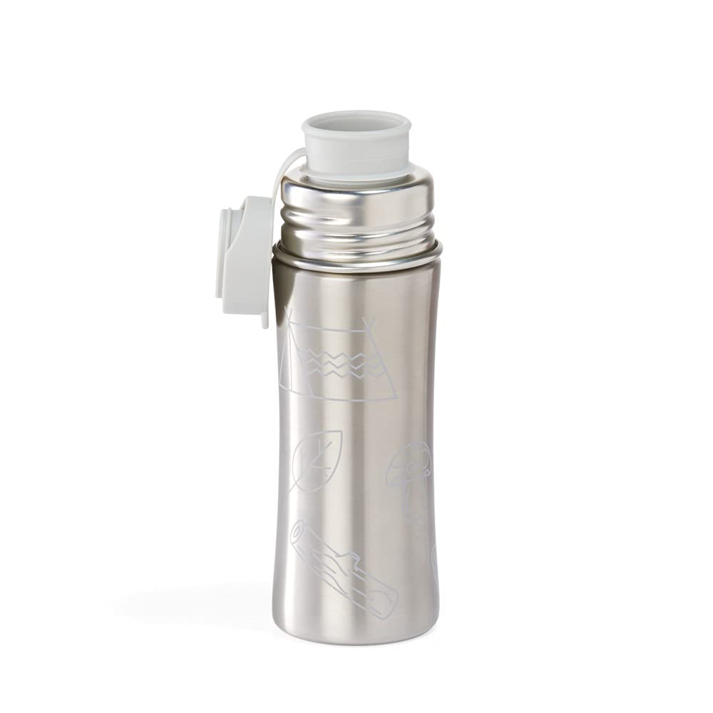 affenzahn-edelstahl-trinkflasche-330-ml-koala-grau-bpa-freie-kinderflasche-mit-s image 5