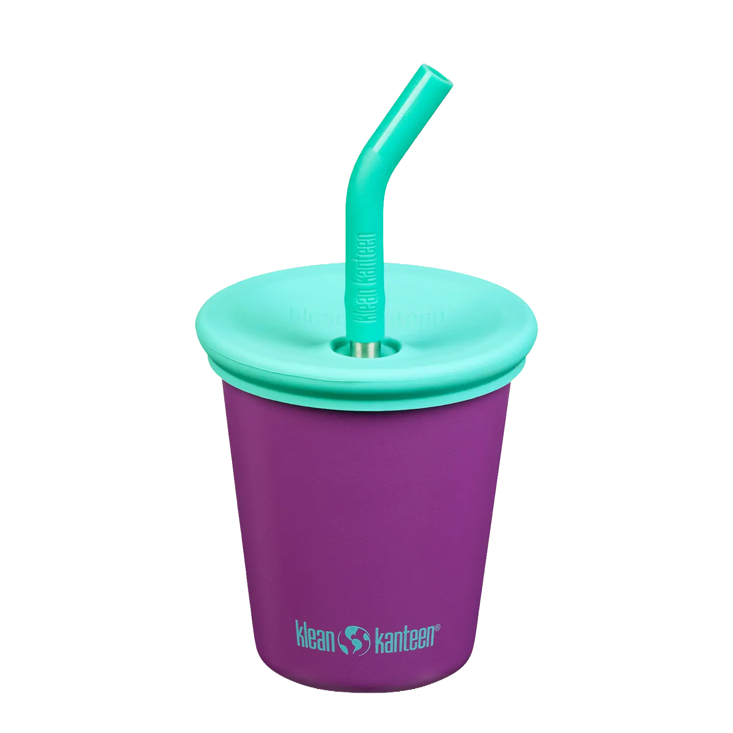 klean-kanteen-kid-cup-trinkbecher-296ml-mit-deckel-und-trinkhalm image 1