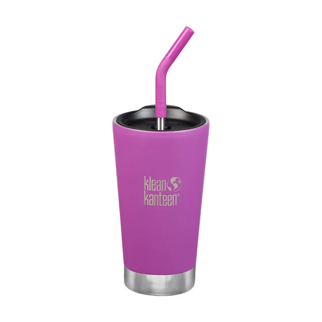 klean-kanteen-tumbler-473-ml-thermobecher-mit-deckel-und-trinkhalm image 1