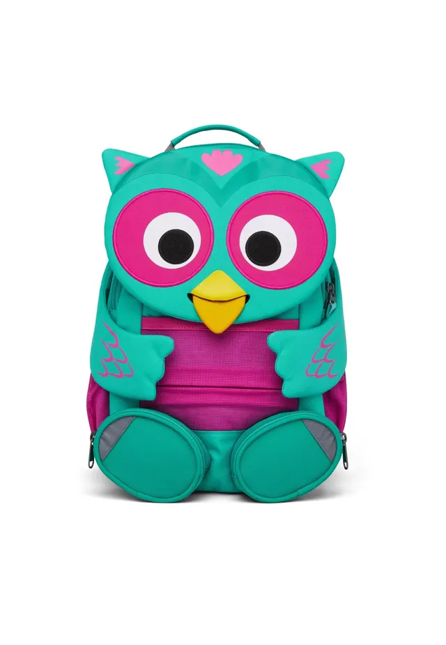 affenzahn-gro-er-freund-kinderrucksack-eule-t-rkis image 1