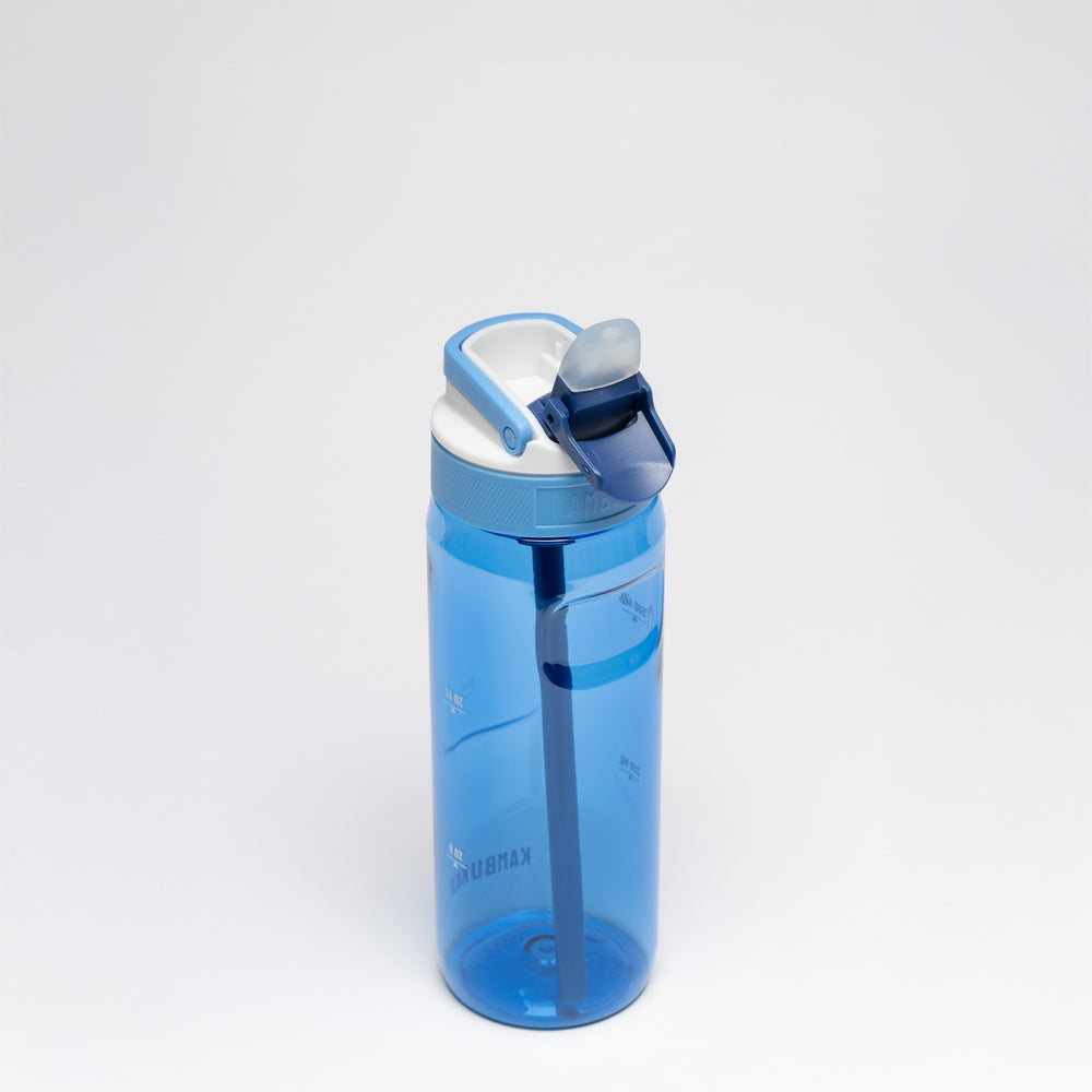 kambukka-lagoon-750-ml-trinkflasche-crisp-blue-auslaufsicher-mit-strohhalm image 2