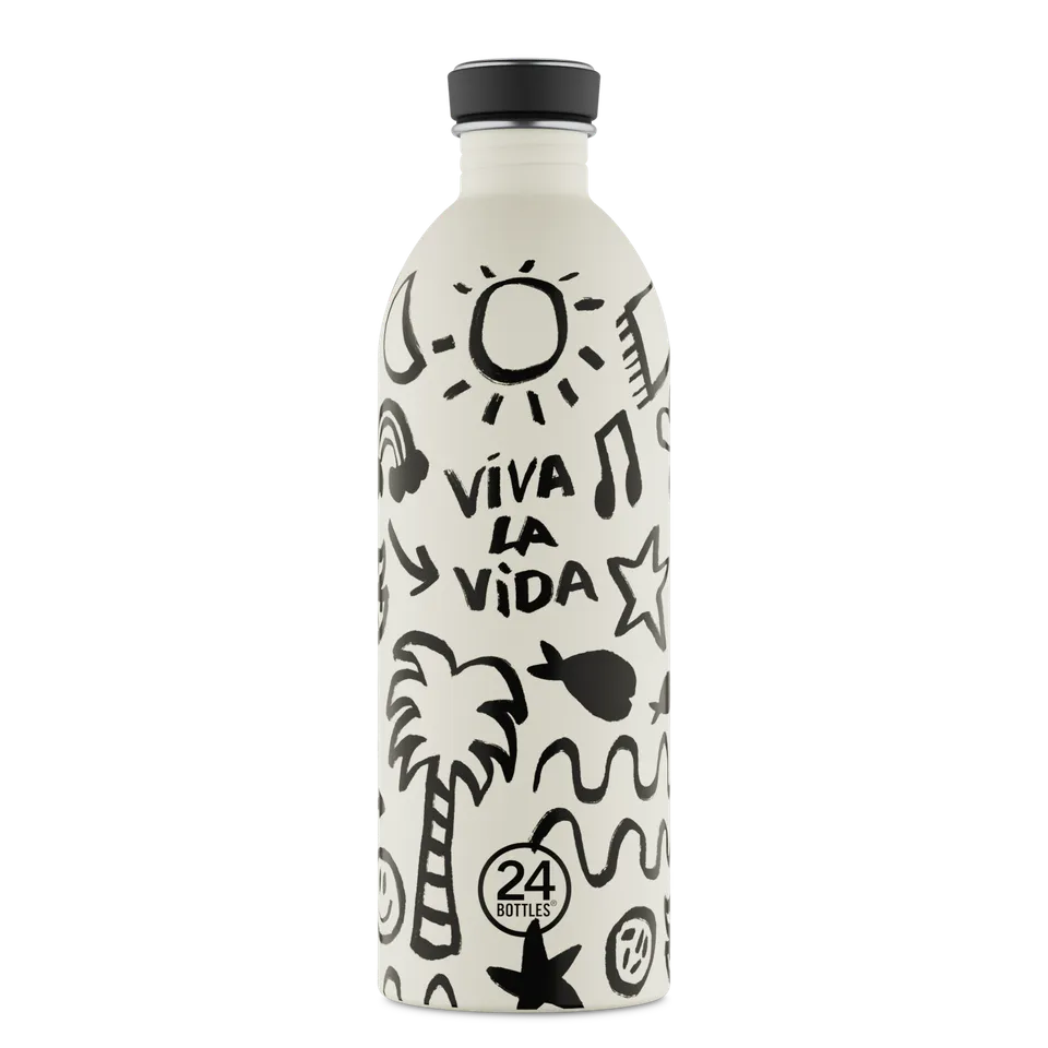 24bottles-urban-bottle-viva-la-vida-1000-ml-trinkflasche image 1