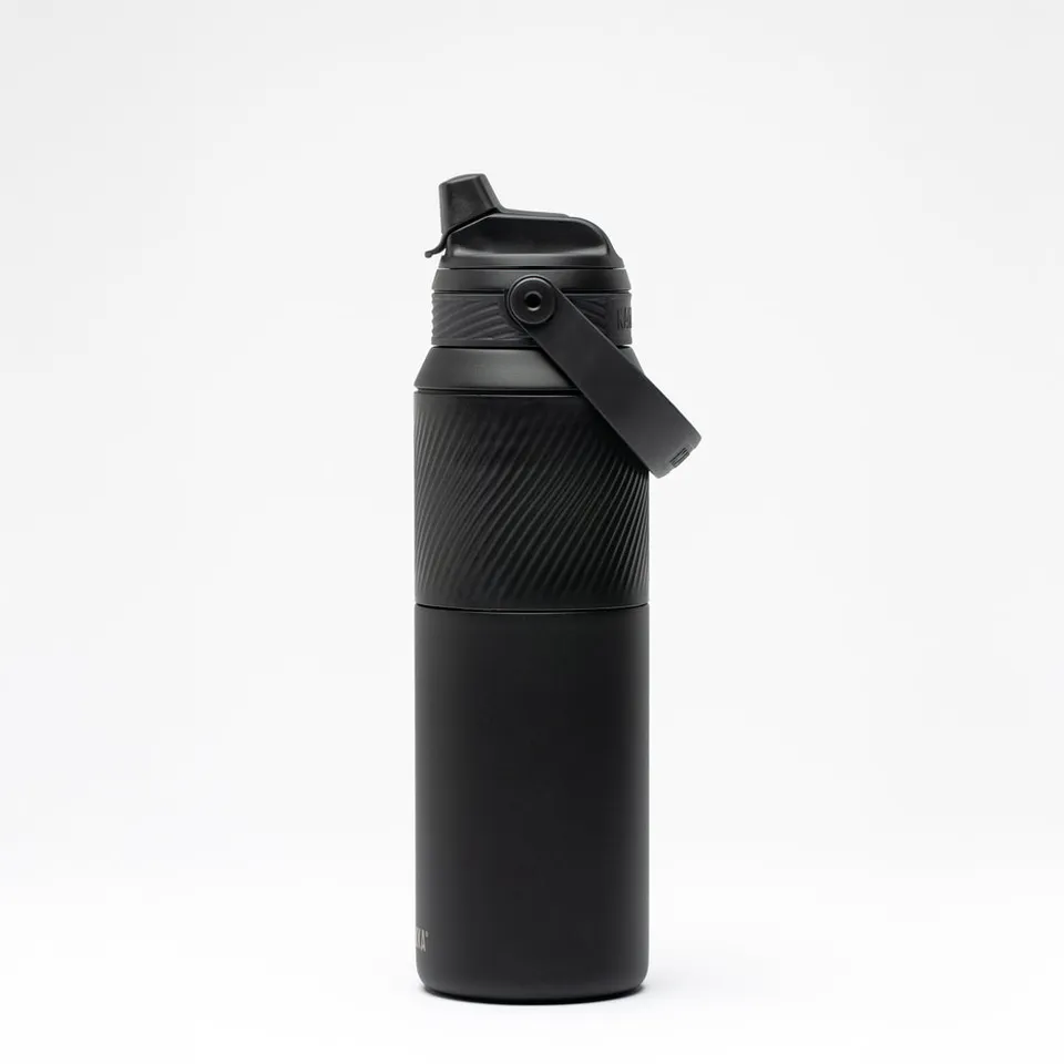 kambukka-dupla-insulated-1000-ml-thermos-trinkflasche-black-raven image 1