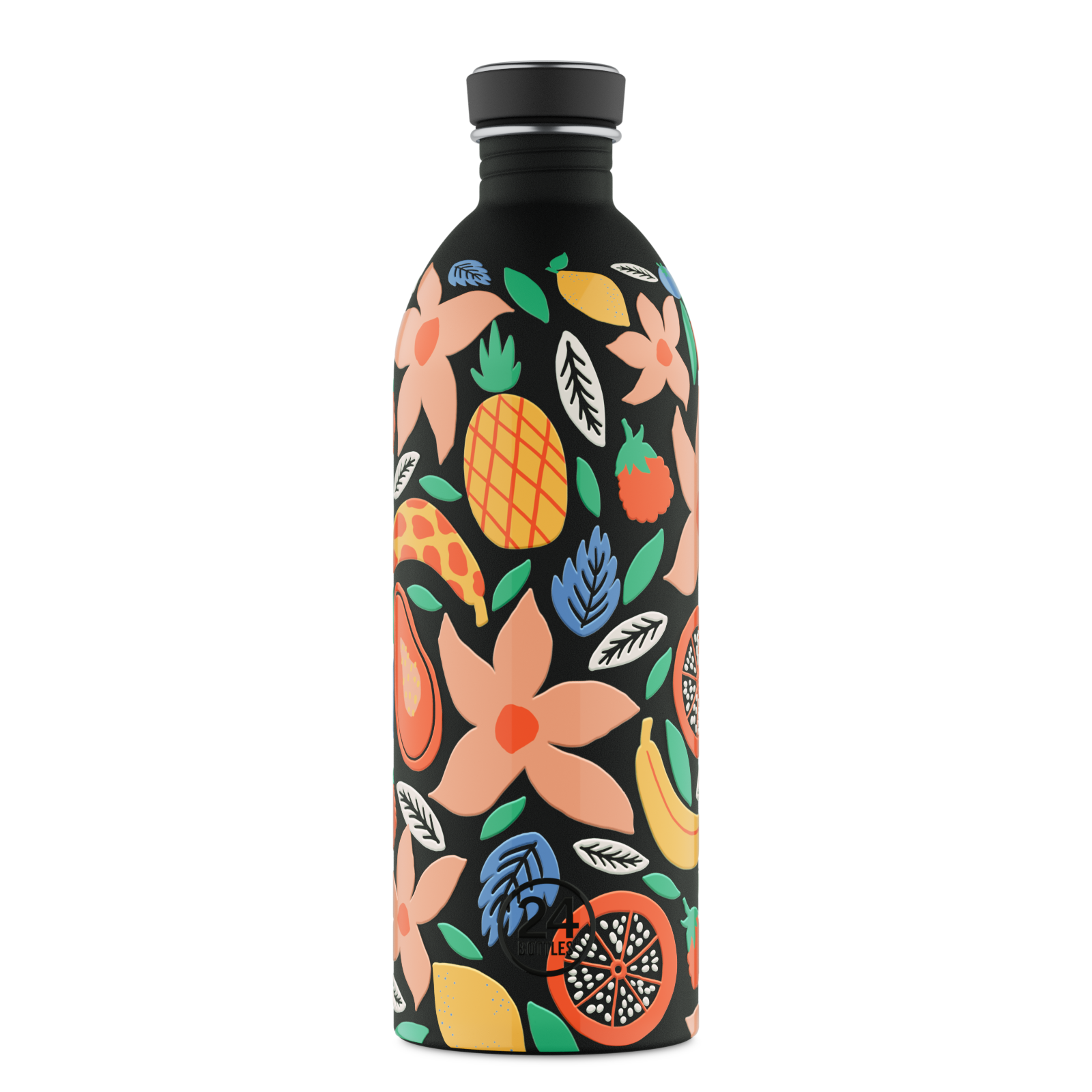 24bottles-urban-bottle-trinkflasche-tropical-noir-1000-ml image 1