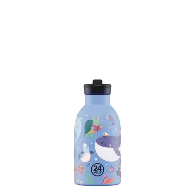24bottles-kids-insulated-bottle-ocean-friends-330-ml-thermoflasche-f-r-kinder image 1