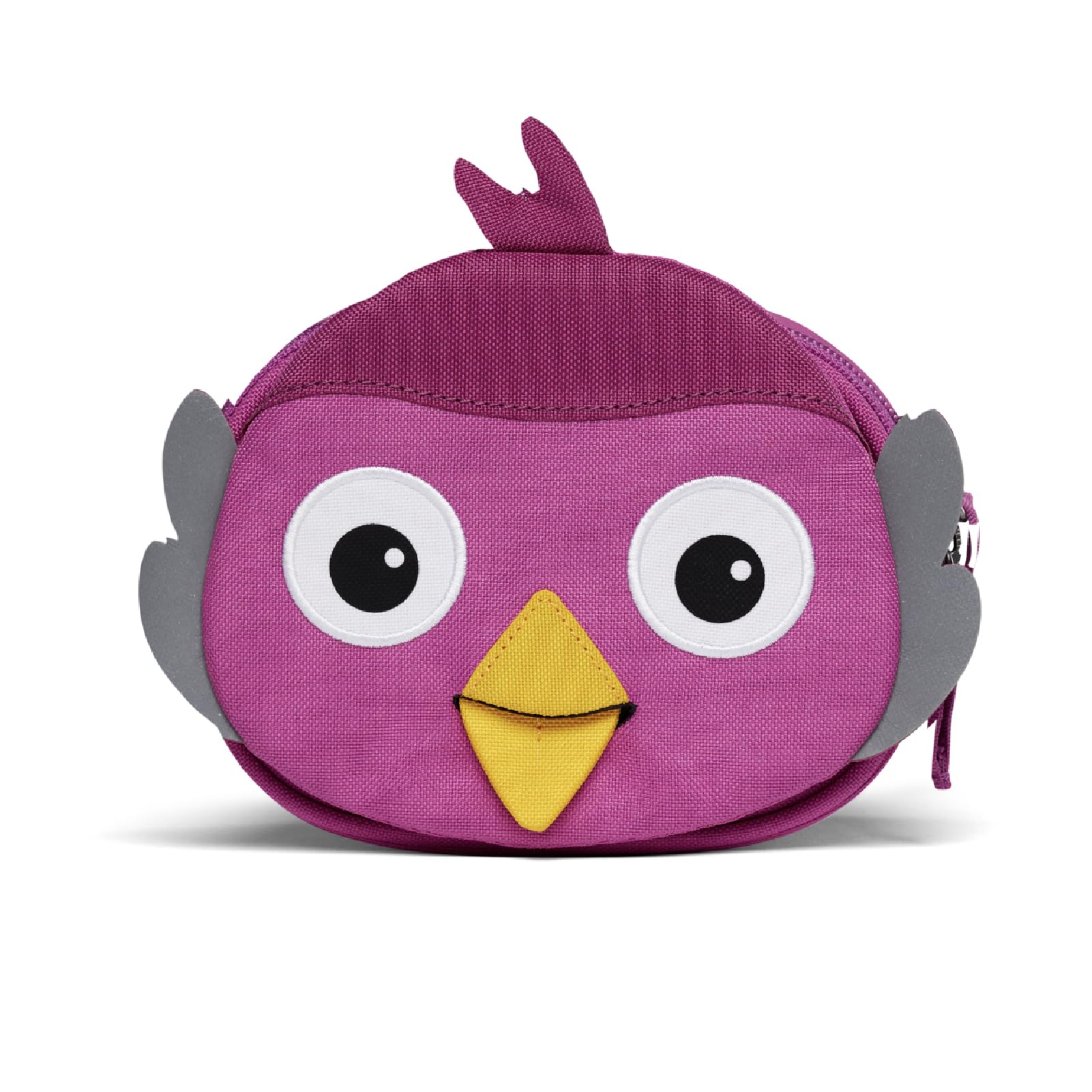 affenzahn-kleiner-freund-lenkertasche-vogel-lila-mit-kletthalterung image 1