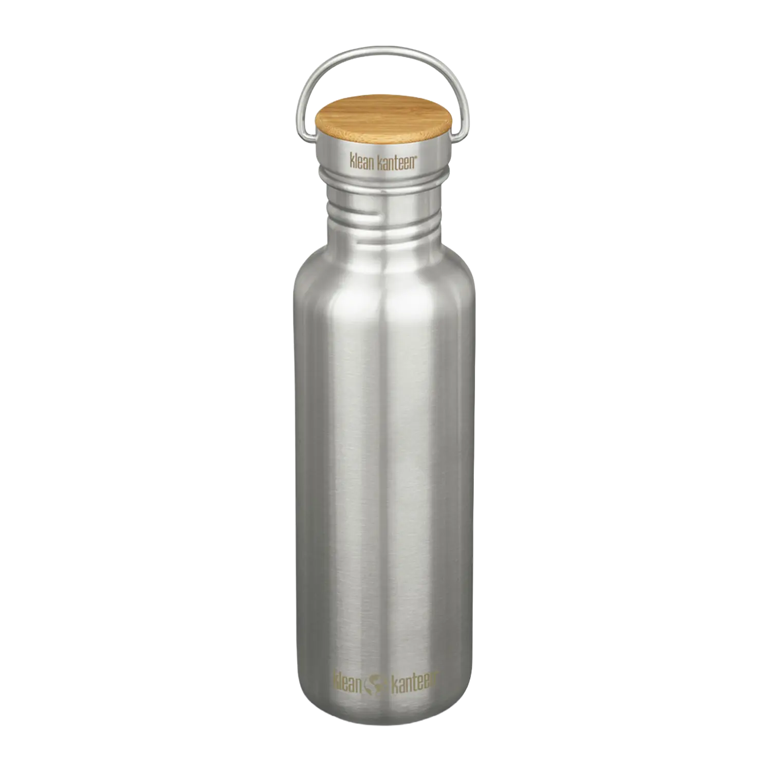 klean-kanteen-reflect-800ml-edelstahl-trinkflasche-mit-bambus-schraubverschluss image 1