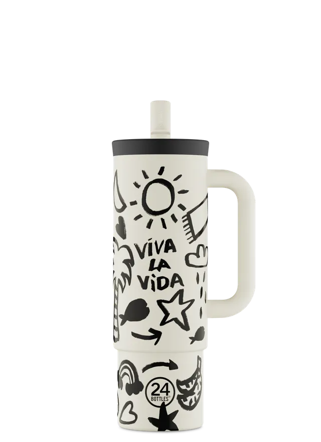 24bottles-straw-cup-viva-la-vida-800-ml-isolier-trinkflasche-mit-strohhalm image 1