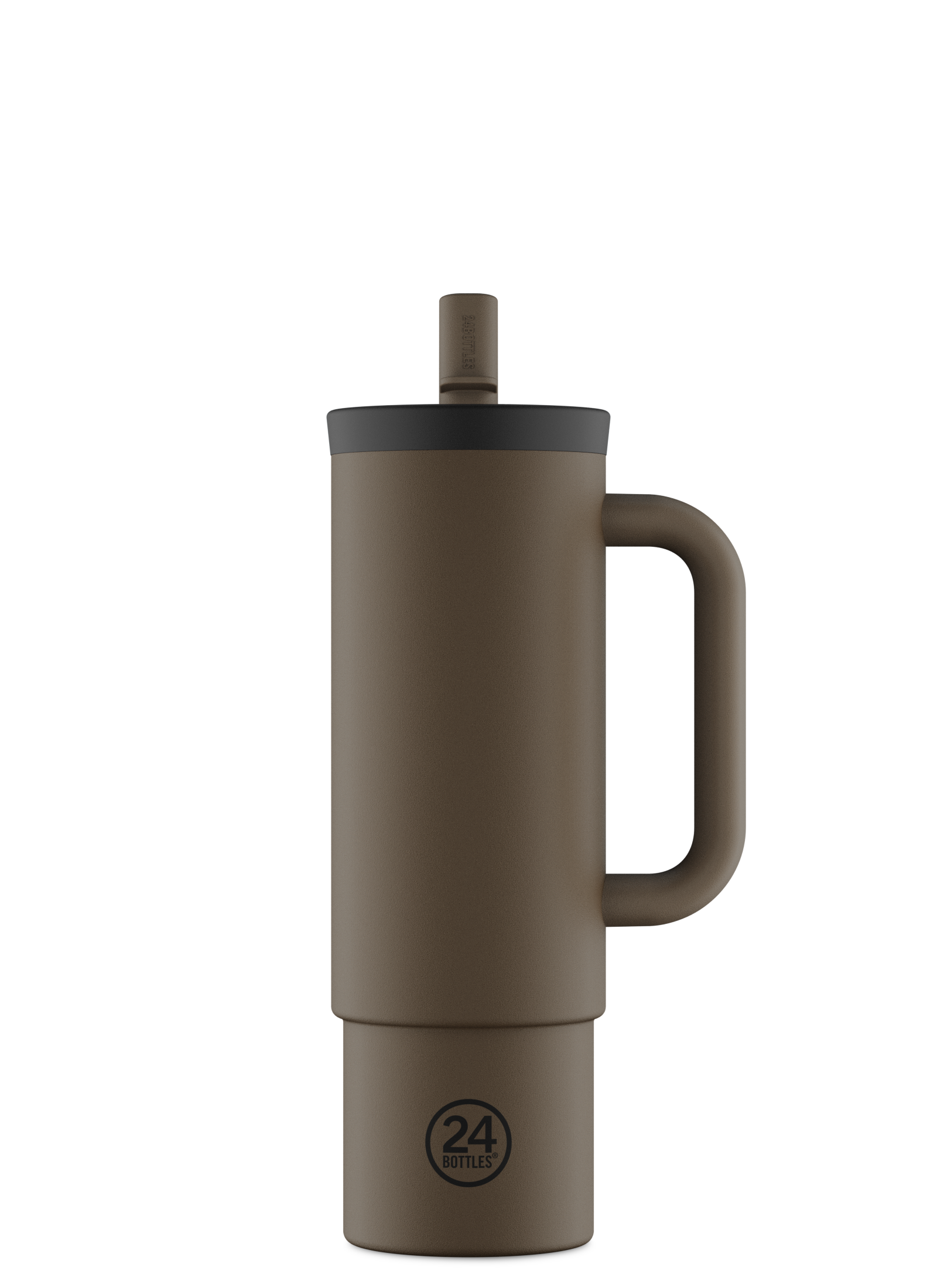 24bottles-straw-cup-mocha-isolierbecher-800-ml-mit-strohhalm image 1