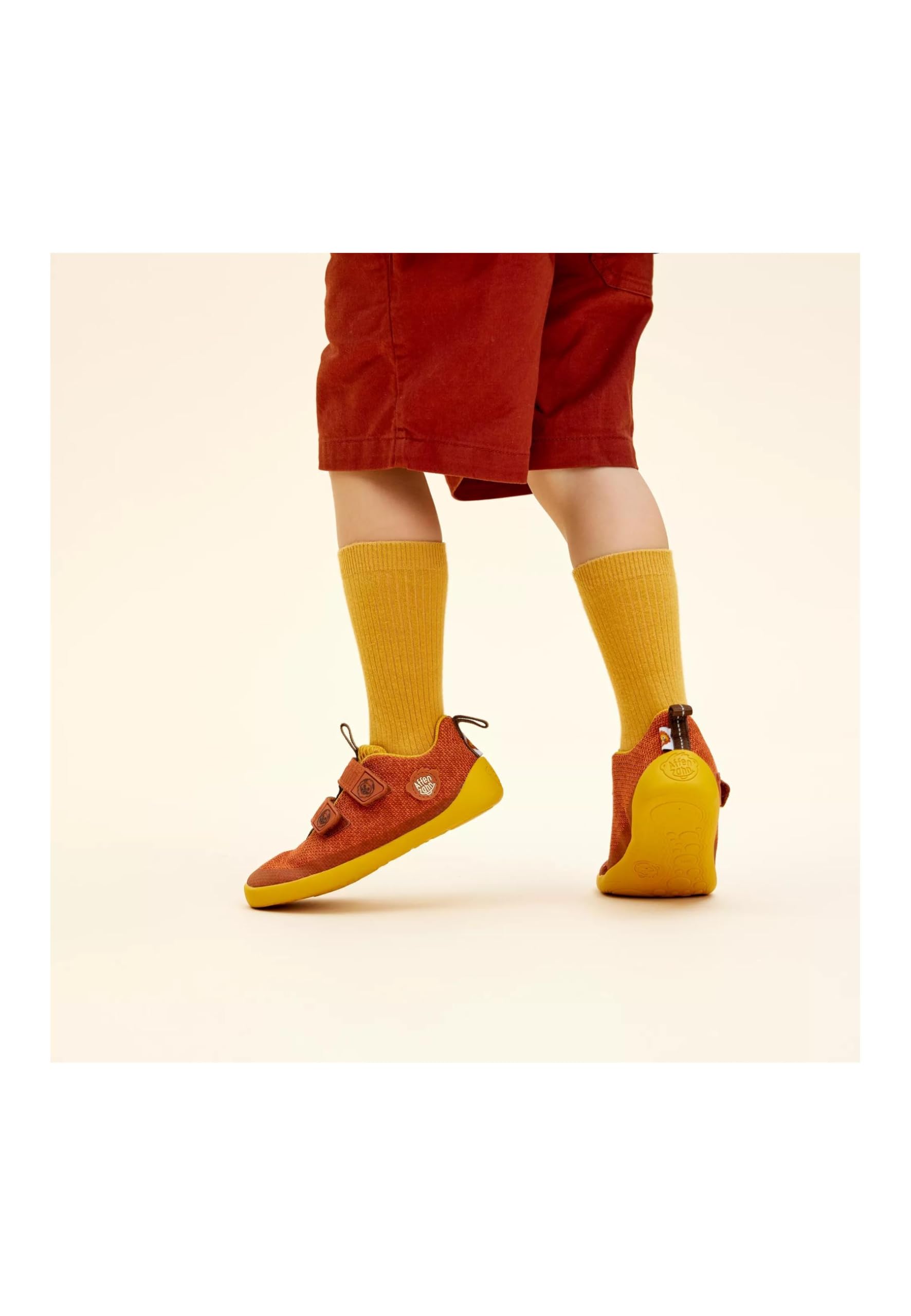 affenzahn-barfu-schuh-knit-happy-l-we-orange-vegan-klett-gr-21-32 image 8