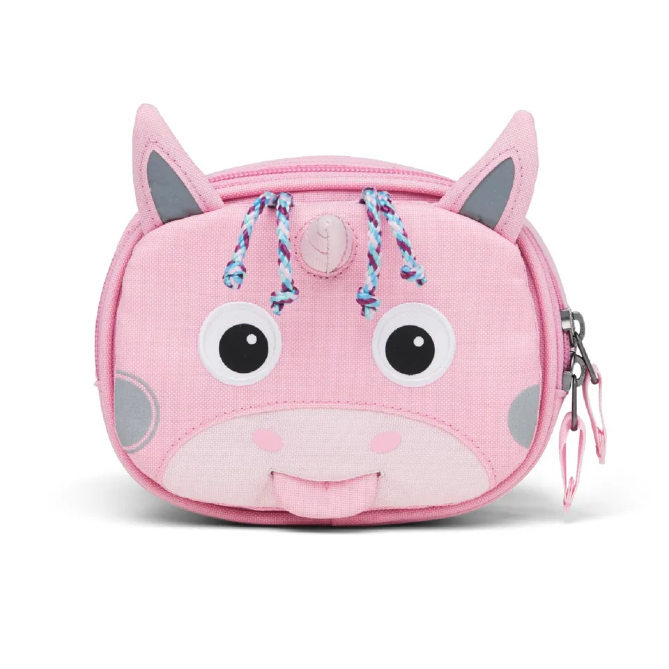 affenzahn-lenkertasche-einhorn-rosa-mit-klett-f-r-fahrrad image 1