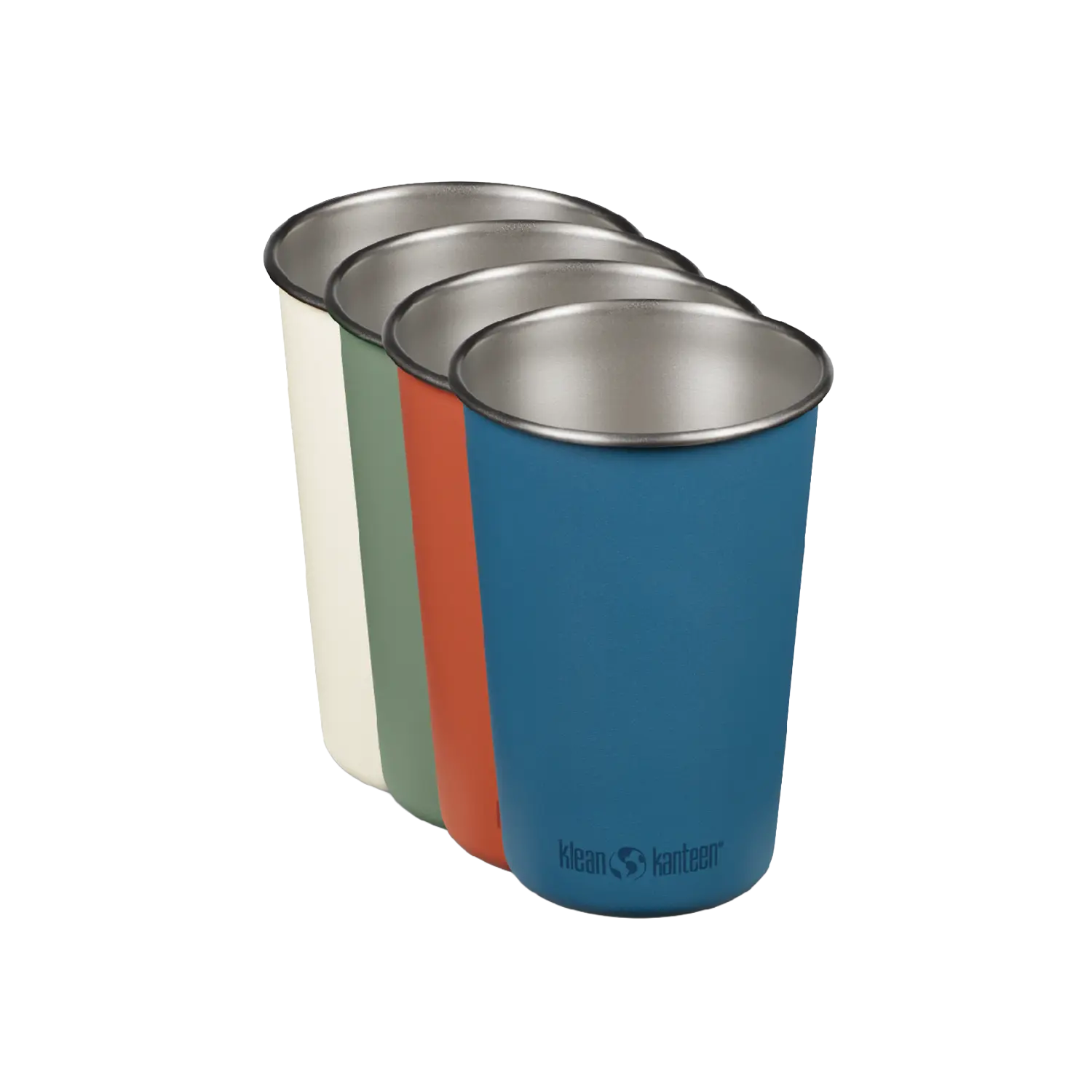 klean-kanteen-pint-cup-partake-473ml-edelstahl-trinkbecher-4er-set image 1