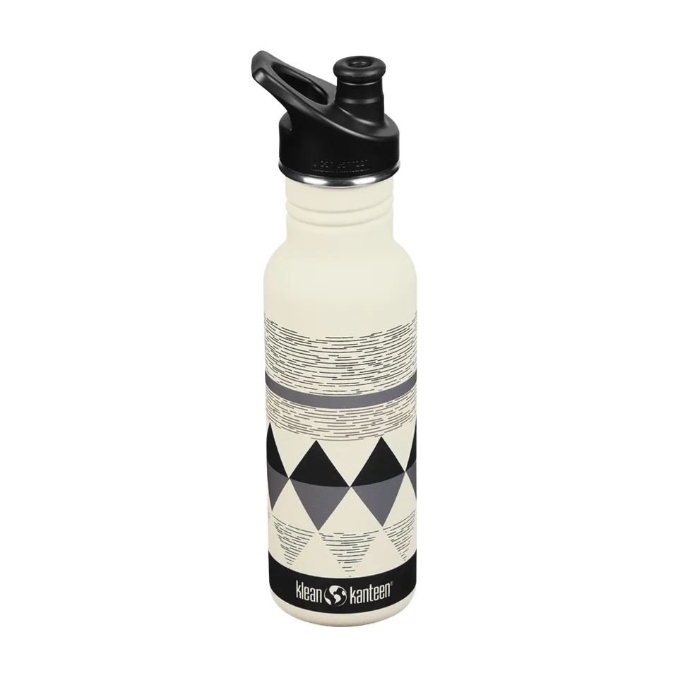 klean-kanteen-classic-edelstahl-trinkflasche-532-ml-mit-sport-cap image 1