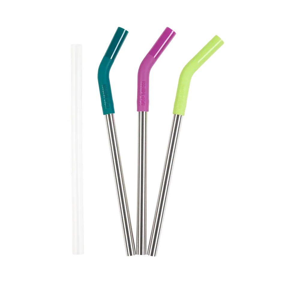 klean-kanteen-edelstahl-trinkhalme-10mm-3er-set-mit-silikon-mundst-ck image 1