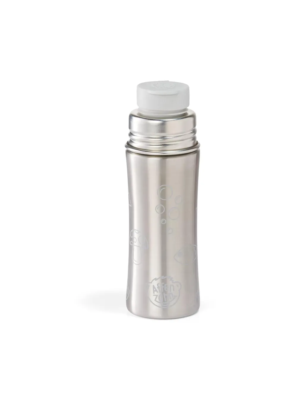 affenzahn-edelstahl-trinkflasche-330-ml-koala-grau-bpa-freie-kinderflasche-mit-s image 1