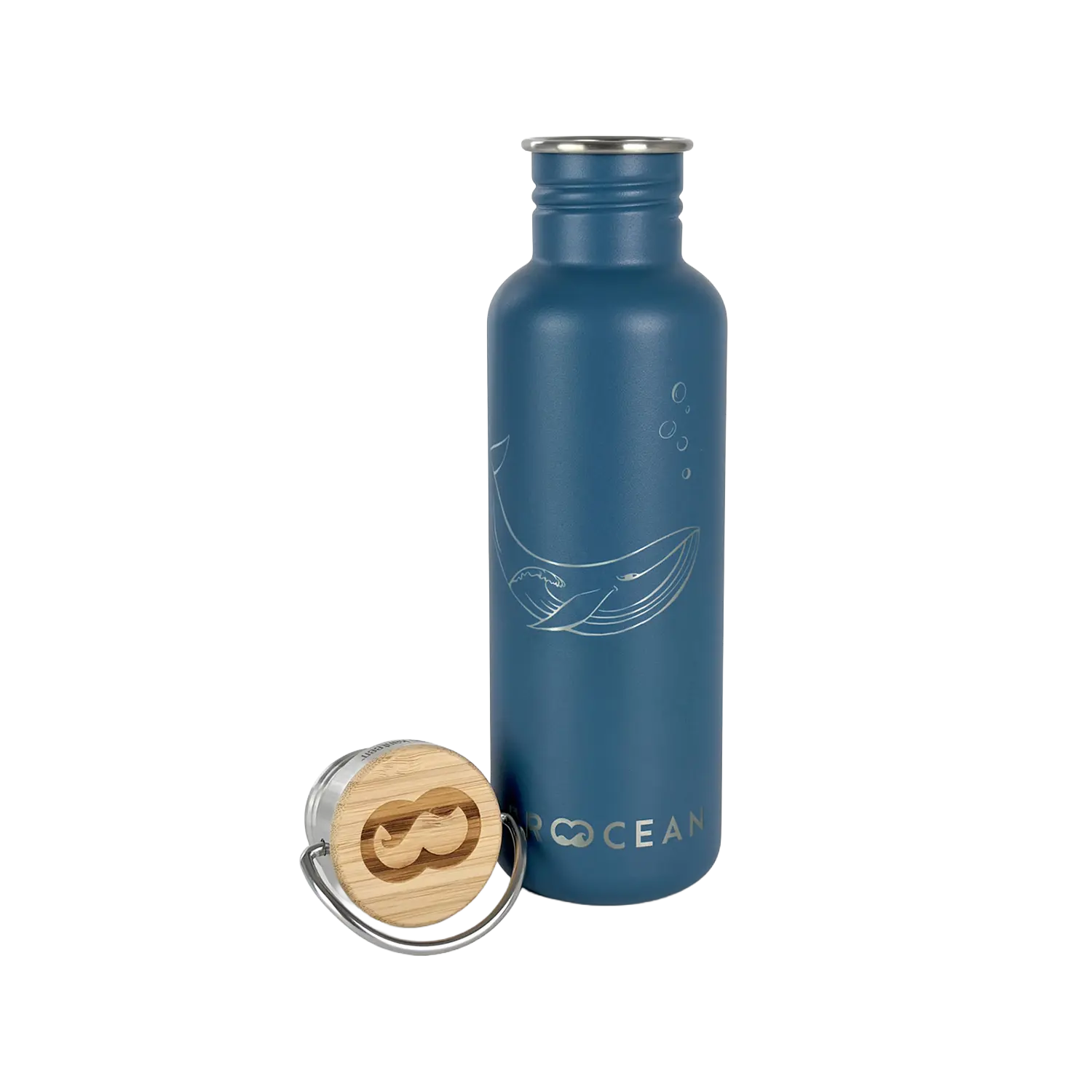 klean-kanteen-classic-pro-ocean-edition-edelstahl-trinkflasche-800ml-bambus-schr image 2