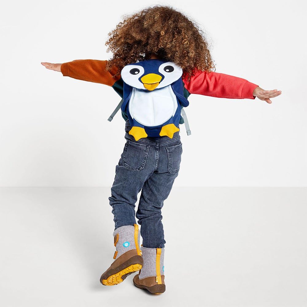affenzahn-kleiner-freund-kindergarten-rucksack-pinguin-braun-1-3-jahre image 2