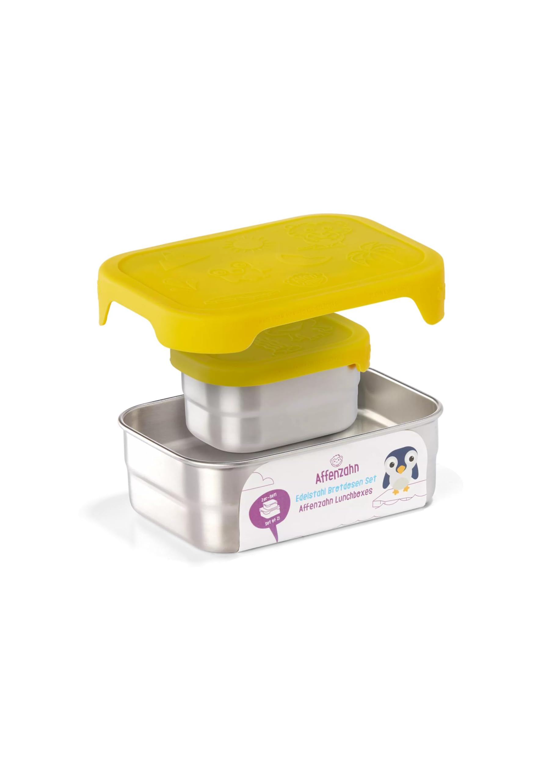 affenzahn-edelstahl-brotdose-tiger-gelb-inkl-snack-box image 6
