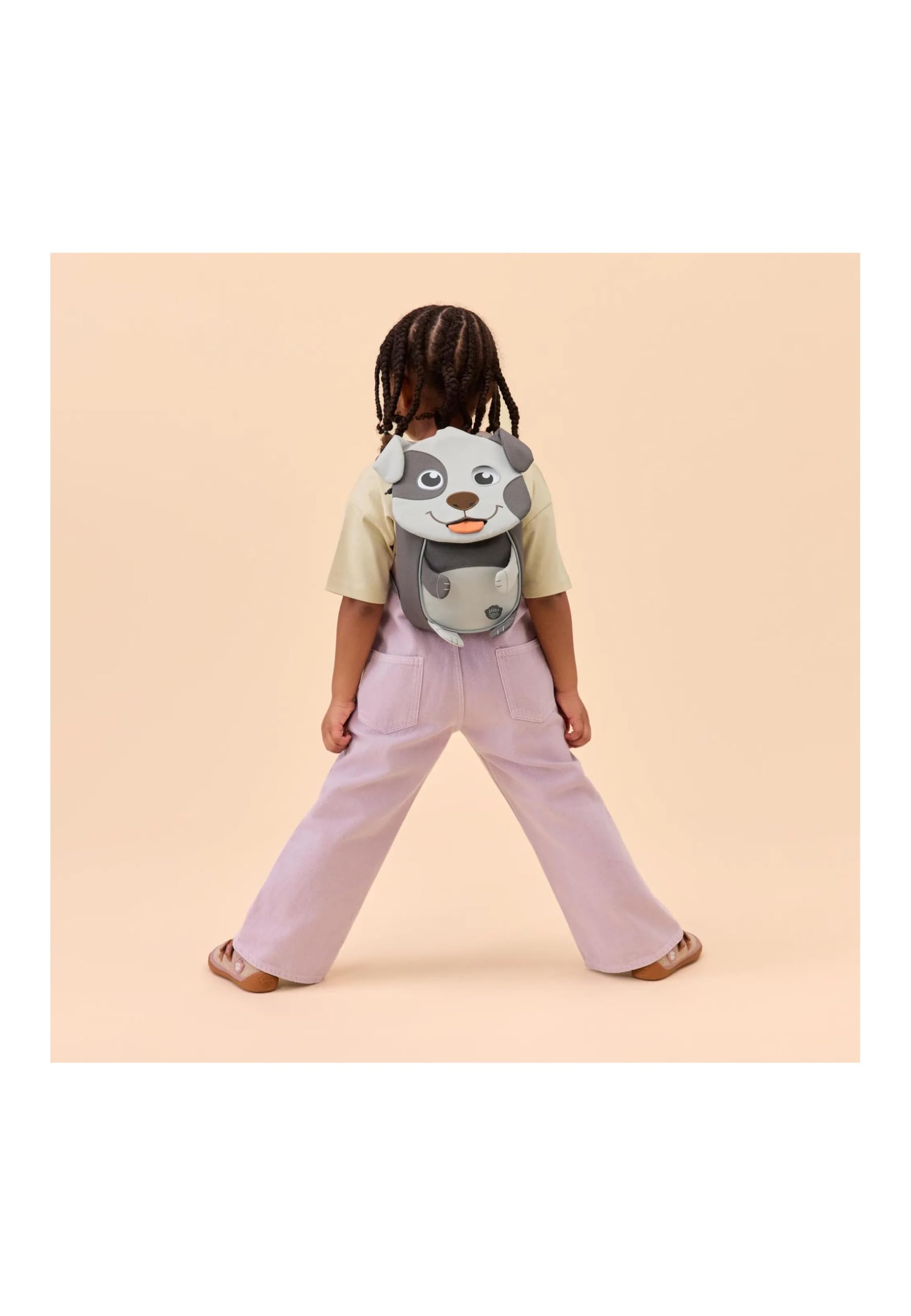 affenzahn-kleiner-freund-kindergarten-rucksack-hund-grau-f-r-1-3-jahre image 7