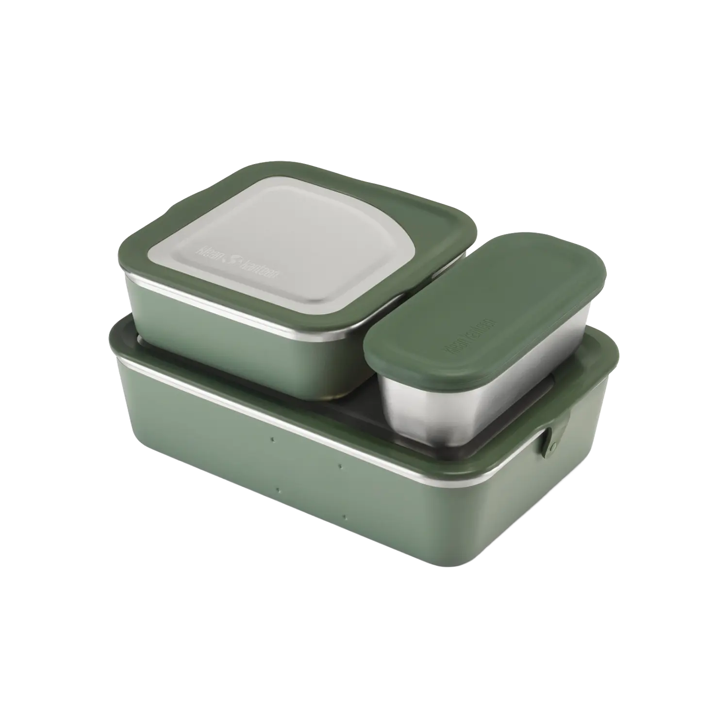 klean-kanteen-rise-3er-set-edelstahl-lunchbox-1626ml-ineinander-stapelbar image 1