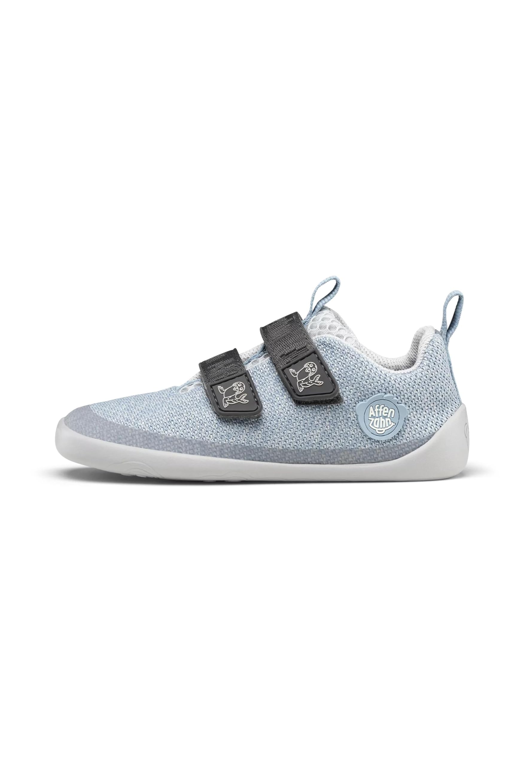 affenzahn-barfu-schuh-knit-happy-robbe-hellblau-vegan-klett-gr-21-32 image 1
