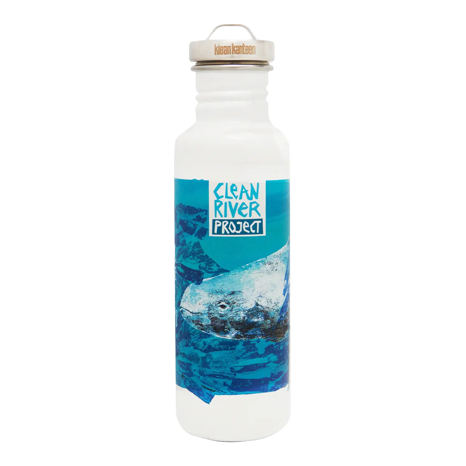 klean-kanteen-classic-800ml-edelstahl-trinkflasche-clean-river-project-edition-m image 1
