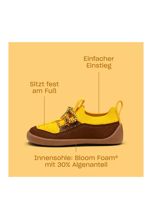 affenzahn-lauflerner-knit-walker-prewalker-flexibler-strick-schlupfschuh-gr-e-21 image 1