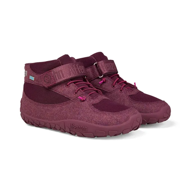 affenzahn-wintersneaker-wolle-dreamer-wasserdicht-beerenrot-gr-en-31-37 image 1