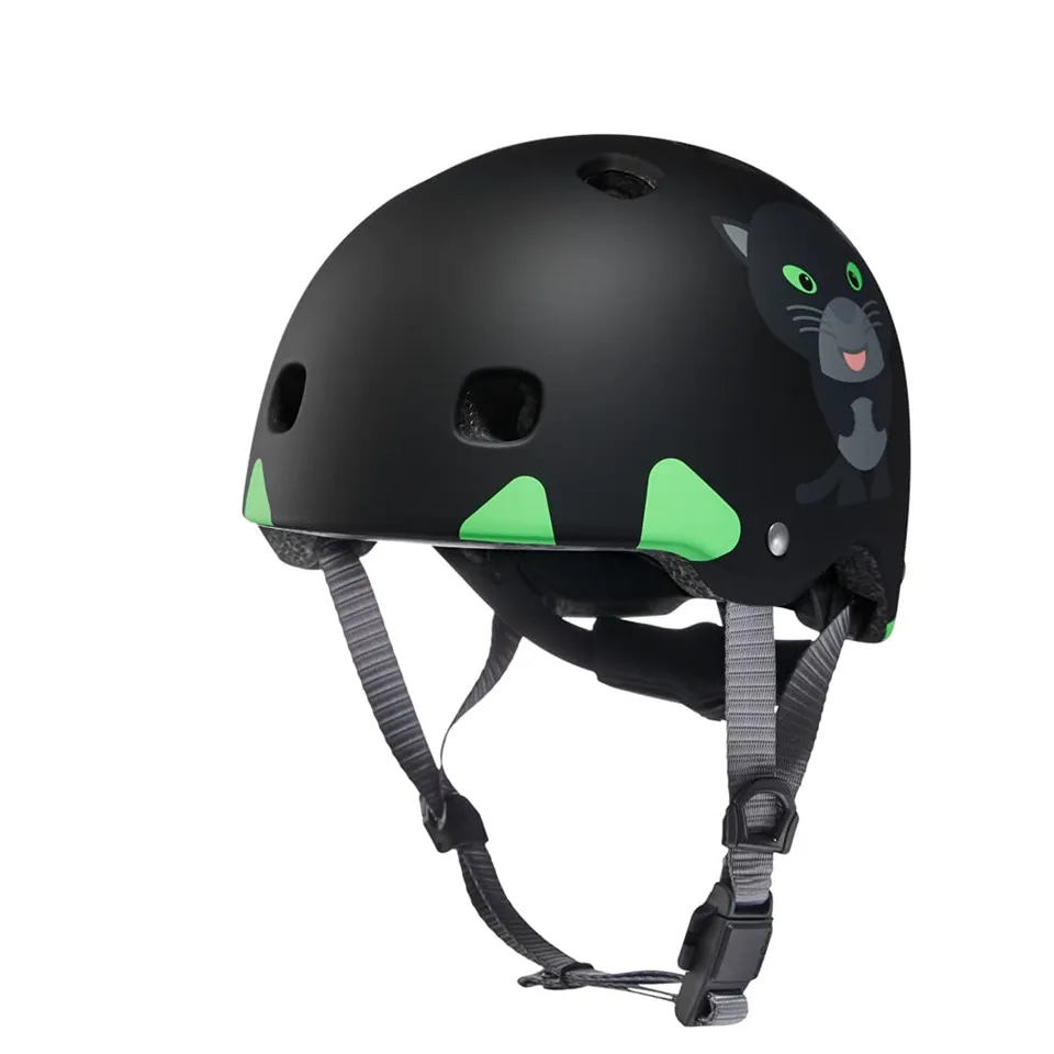 affenzahn-micro-fahrradhelm-panther-schwarz-kinderhelm-multisport image 1