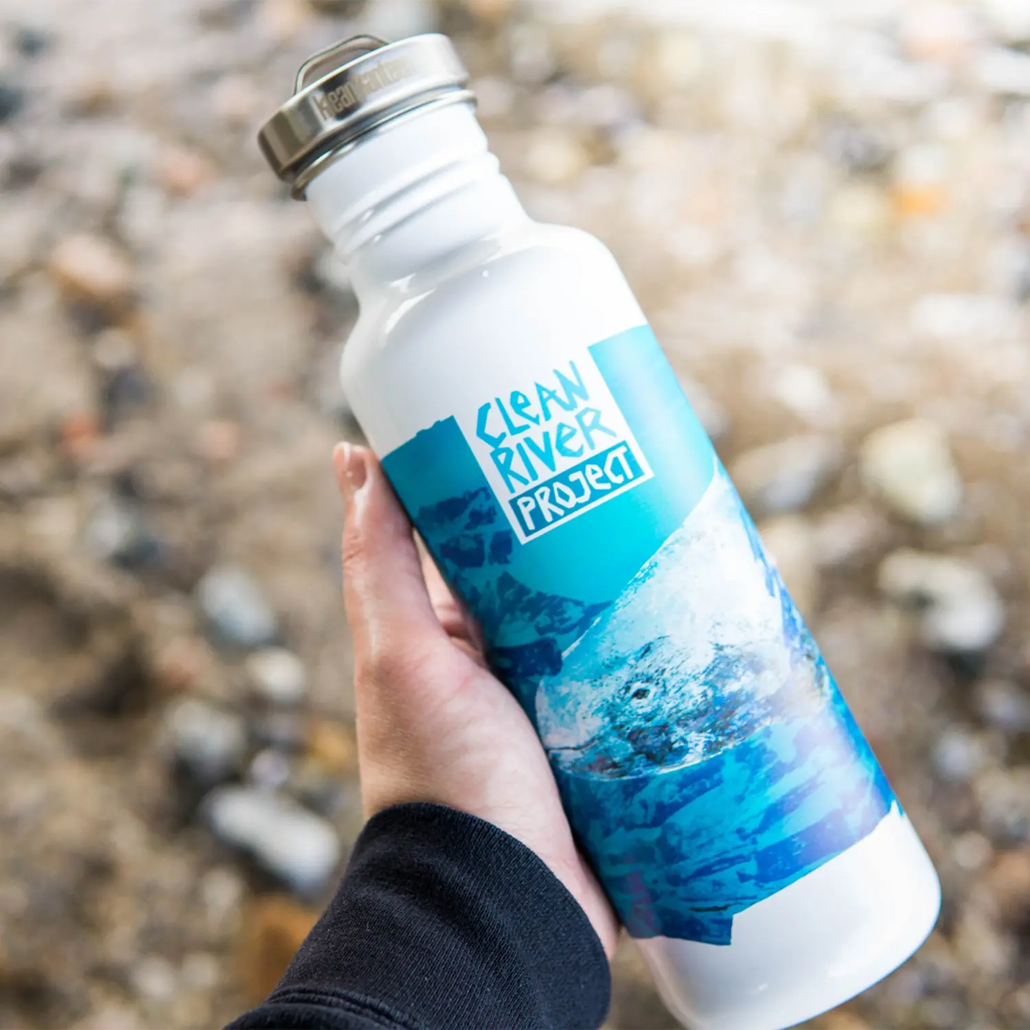 klean-kanteen-classic-800ml-edelstahl-trinkflasche-clean-river-project-edition-m image 7