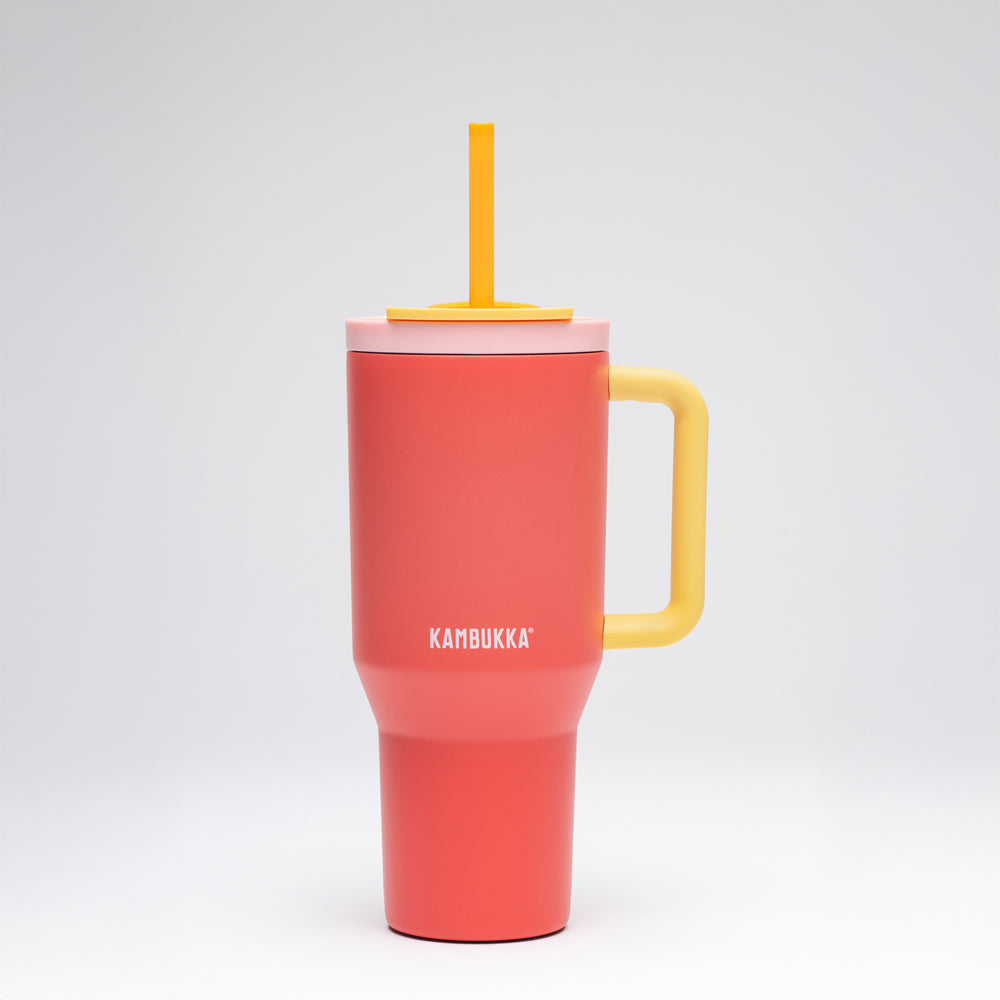 kambukka-rio-tumbler-950-ml-mit-strohhalm-pink-papaya image 1