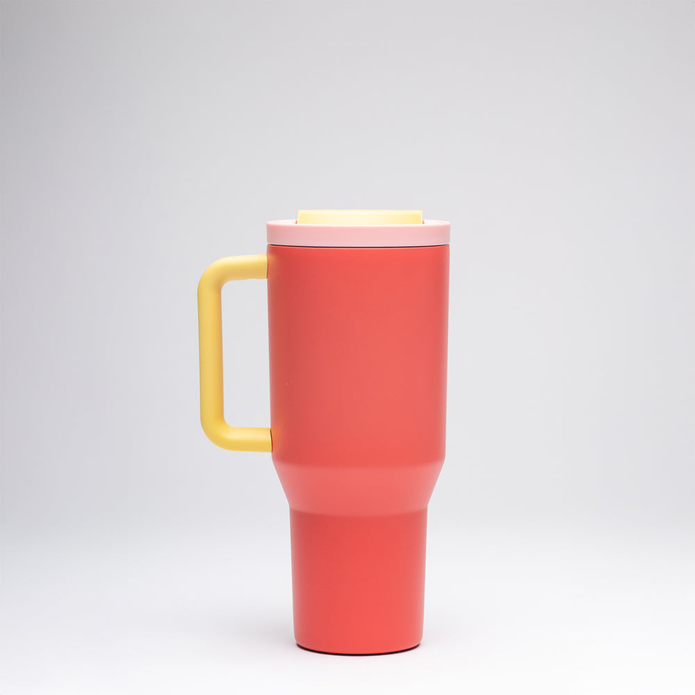 kambukka-rio-tumbler-950-ml-mit-strohhalm-pink-papaya image 2