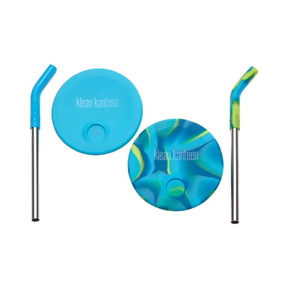 klean-kanteen-deckel-mit-trinkhalm-f-r-kid-cup-und-pint-cup-296ml-2er-set image 1