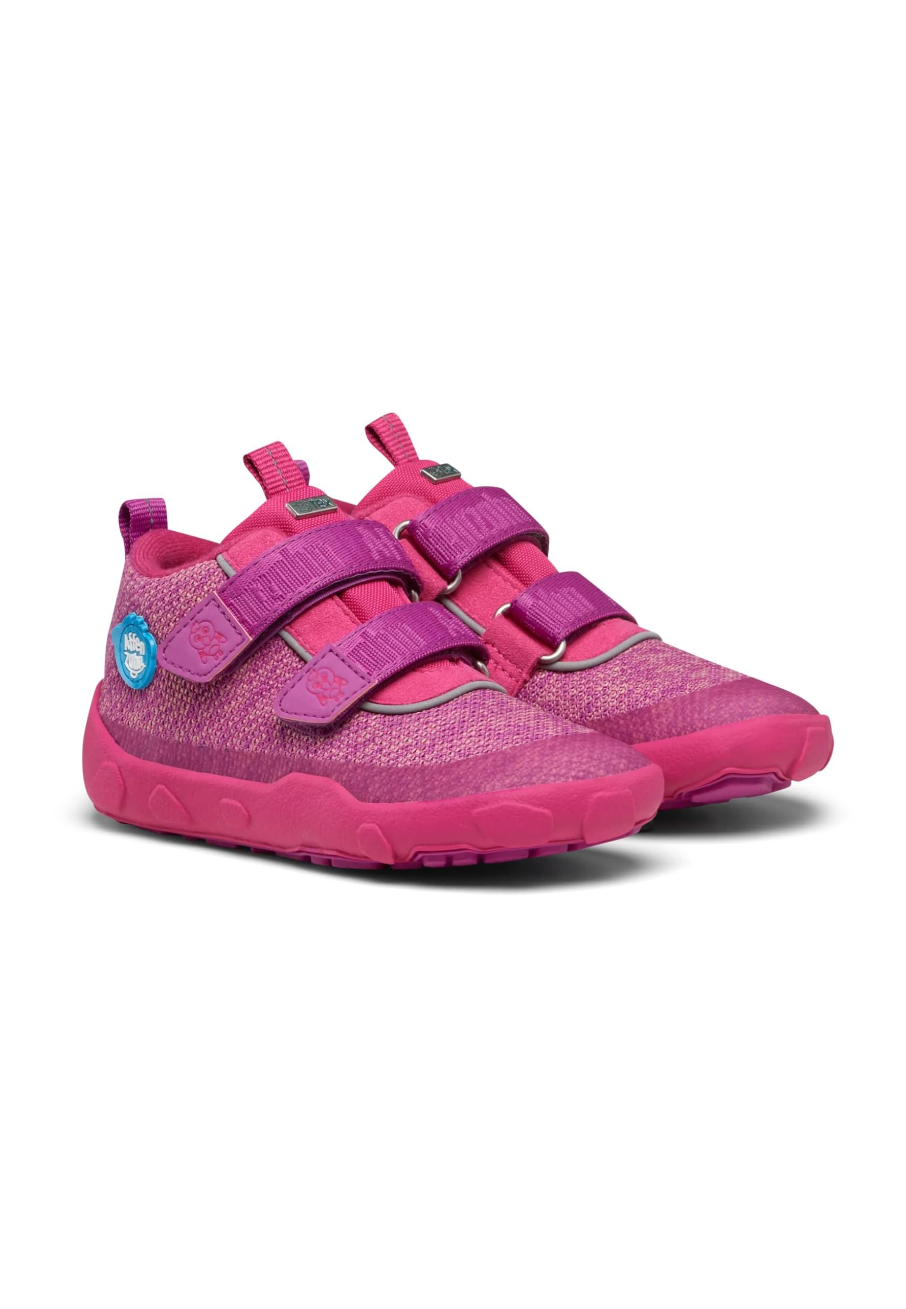 affenzahn-low-boot-knit-happy-bergangsschuh-flamingo-pink-wasserdicht-gr-21-32 image 5