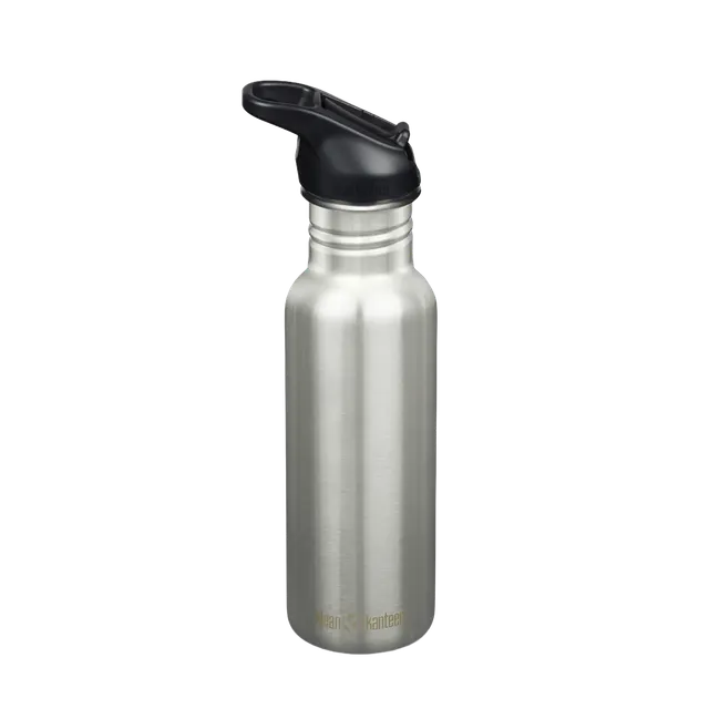 klean-kanteen-classic-edelstahl-trinkflasche-532-ml-flip-sport-cap image 1