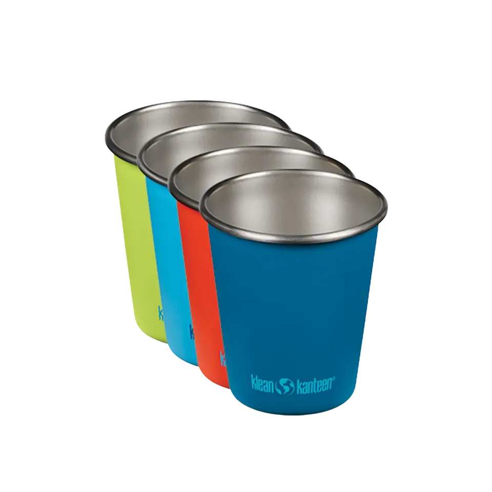 klean-kanteen-pint-cup-dragon-tails-trinkbecher-296ml-4er-set-edelstahl image 1
