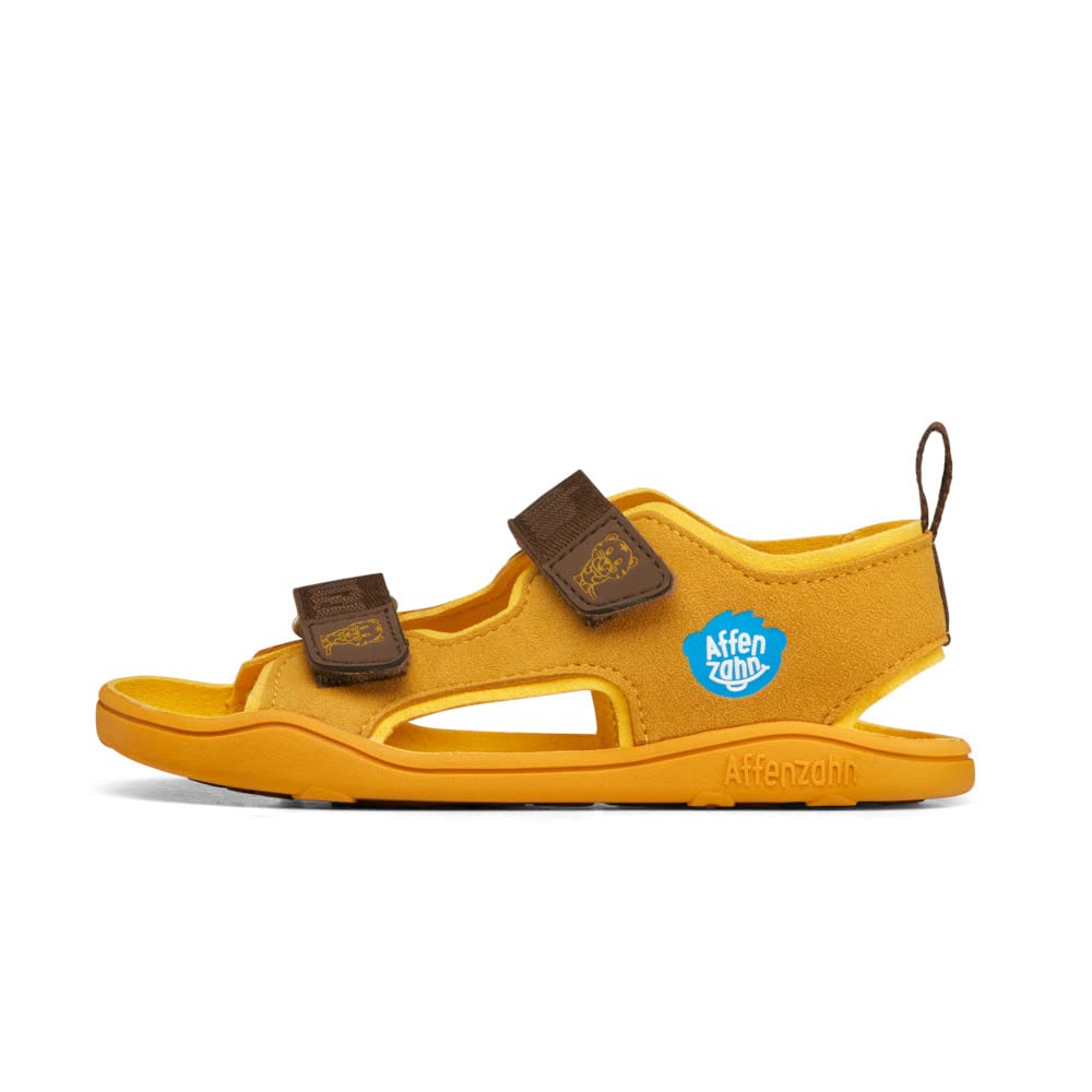 affenzahn-sandale-vegan-airy-tiger-yellow-barfu-sandale-kinder image 5