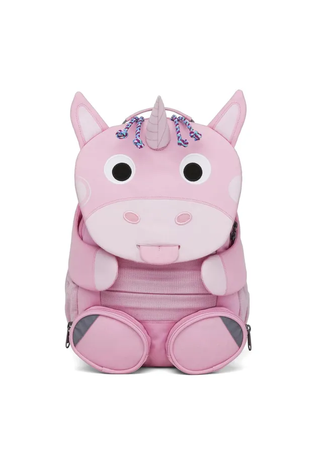 affenzahn-gro-er-freund-kindergartenrucksack-einhorn-rosa-8l image 1