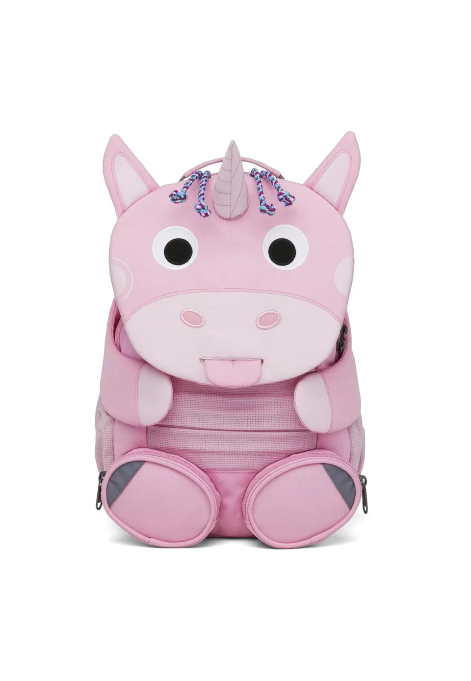 affenzahn-gro-er-freund-kindergartenrucksack-einhorn-rosa-8l image 1
