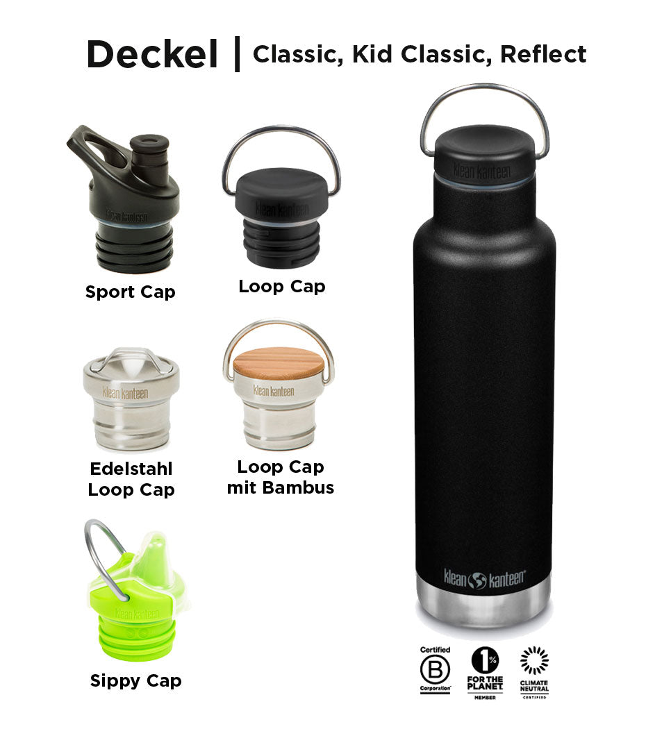 klean-kanteen-classic-592-ml-isolierflasche-mit-loop-cap image 4