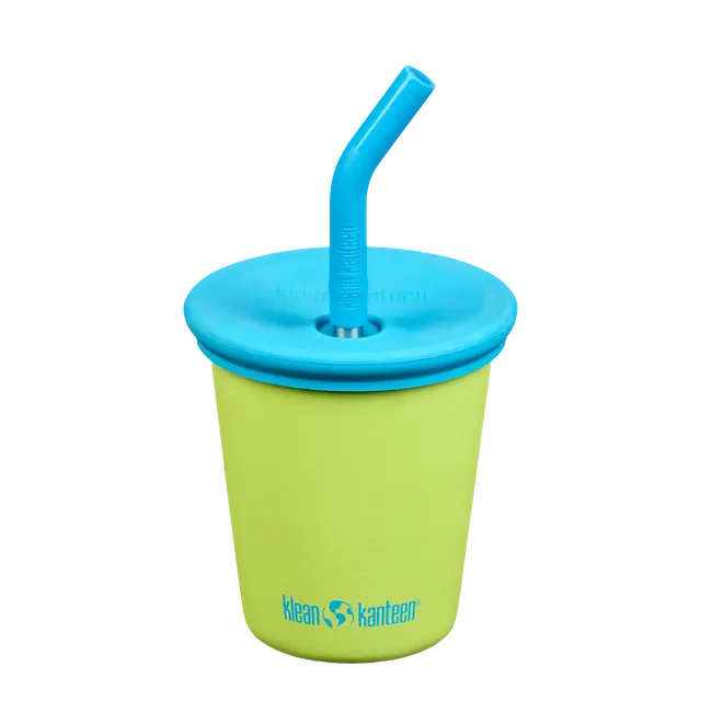 klean-kanteen-kid-cup-296ml-edelstahl-trinkbecher-mit-deckel-und-trinkhalm-4 image 1