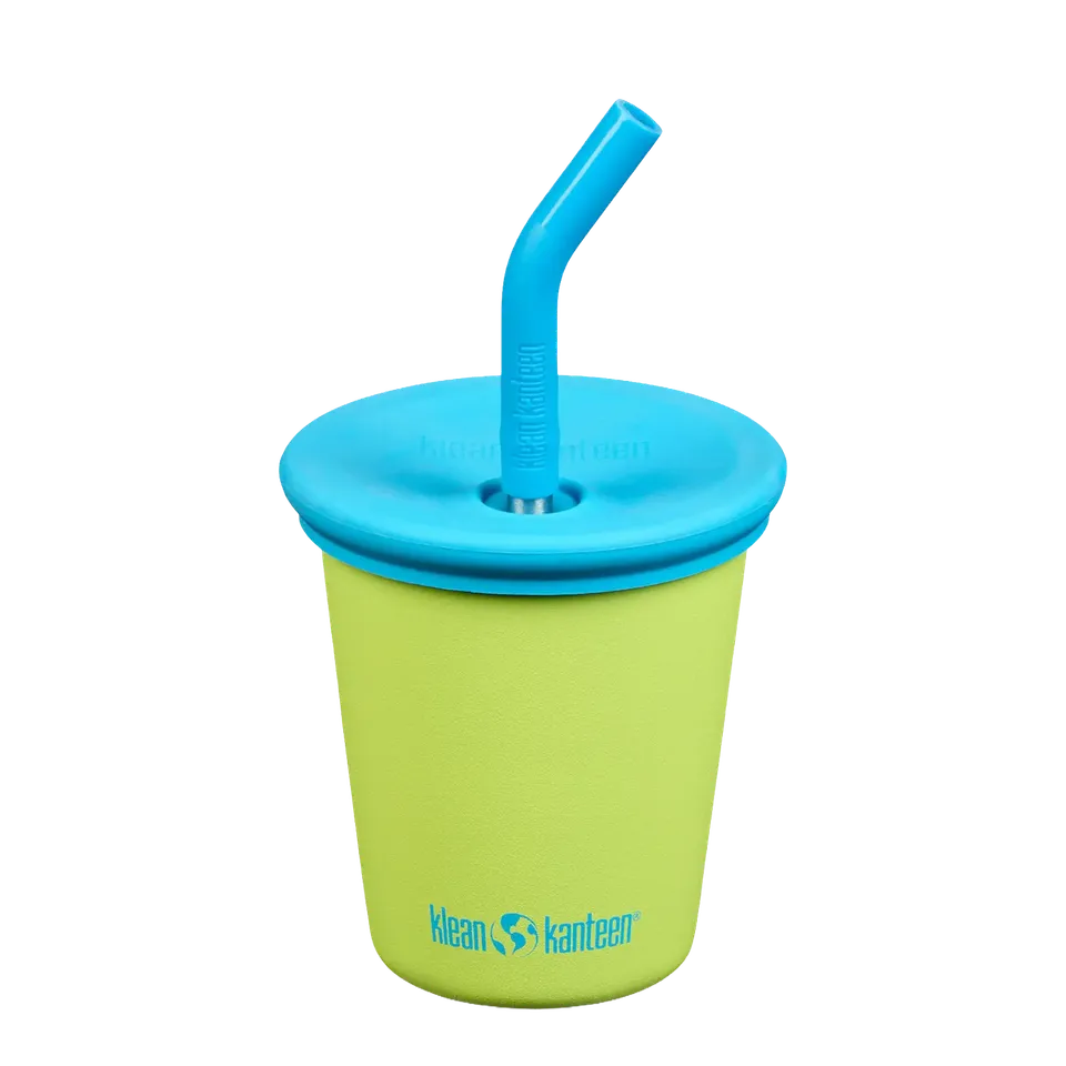 klean-kanteen-kid-cup-296ml-edelstahl-trinkbecher-mit-deckel-und-trinkhalm-4 image 1