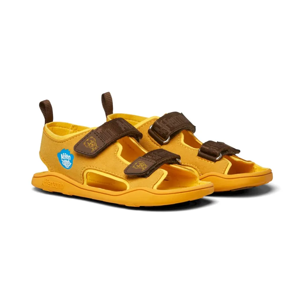 affenzahn-sandale-vegan-airy-tiger-yellow-barfu-sandale-kinder image 1