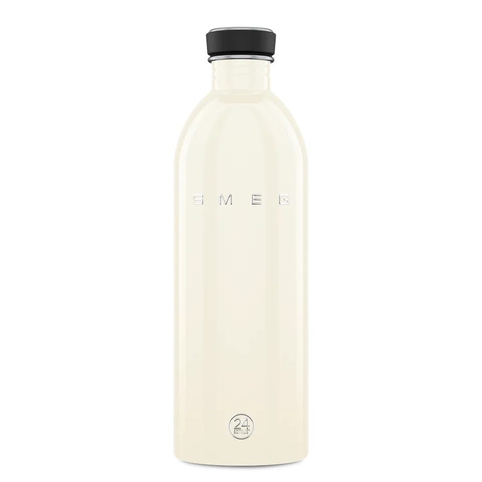 24bottles-urban-bottle-smeg-x-24bottles-cream-trinkflasche-1000-ml image 1